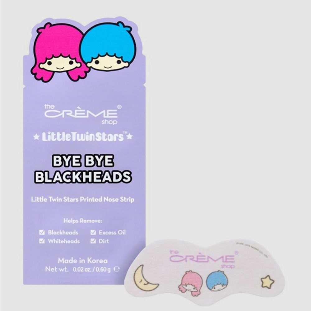The Creme Shop Little Twin Stars Nose Strip Bye Bye Blackheads